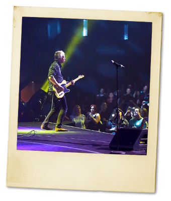 James Nisbet on guitar